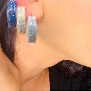 925 sterling silver, brand new Hoops.